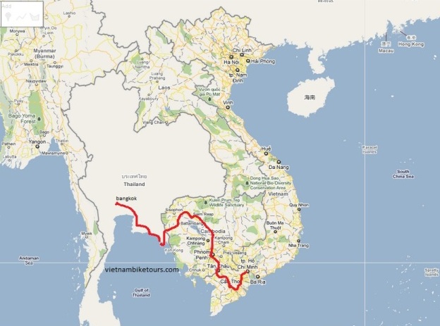 Mekong+river+vietnam+map