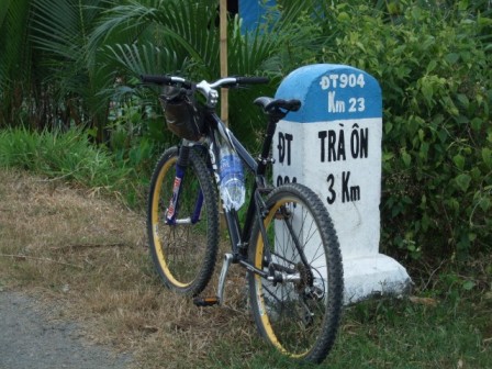 SAIGON to TRAVINH to CANTHO to LONGXUYEN to CHAUDOC 