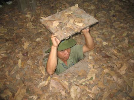 Cuchi tunnels/BIKING half day CU CHI TUNNELS