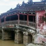 BIKING STARTS IN HOI AN - VIETNAM - japanese bridge